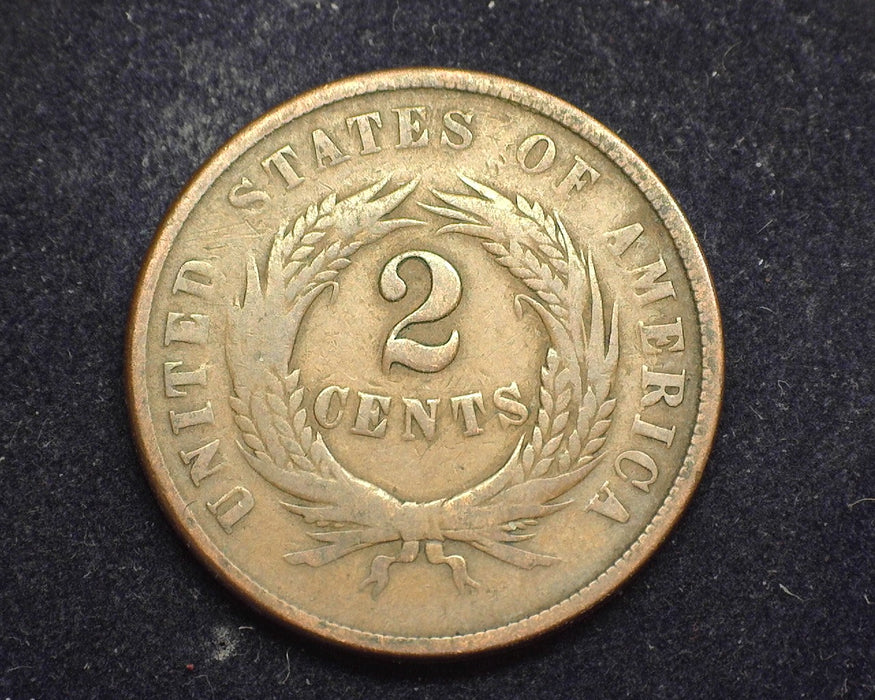 1864 Two Cent Piece G - US Coin