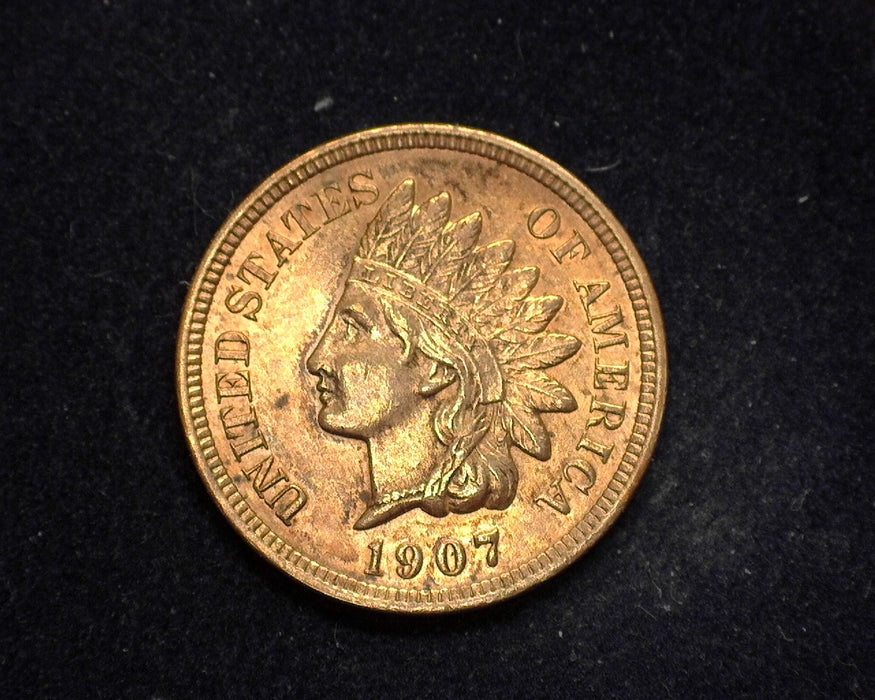 1907 Indian Head Penny/Cent UNC - US Coin