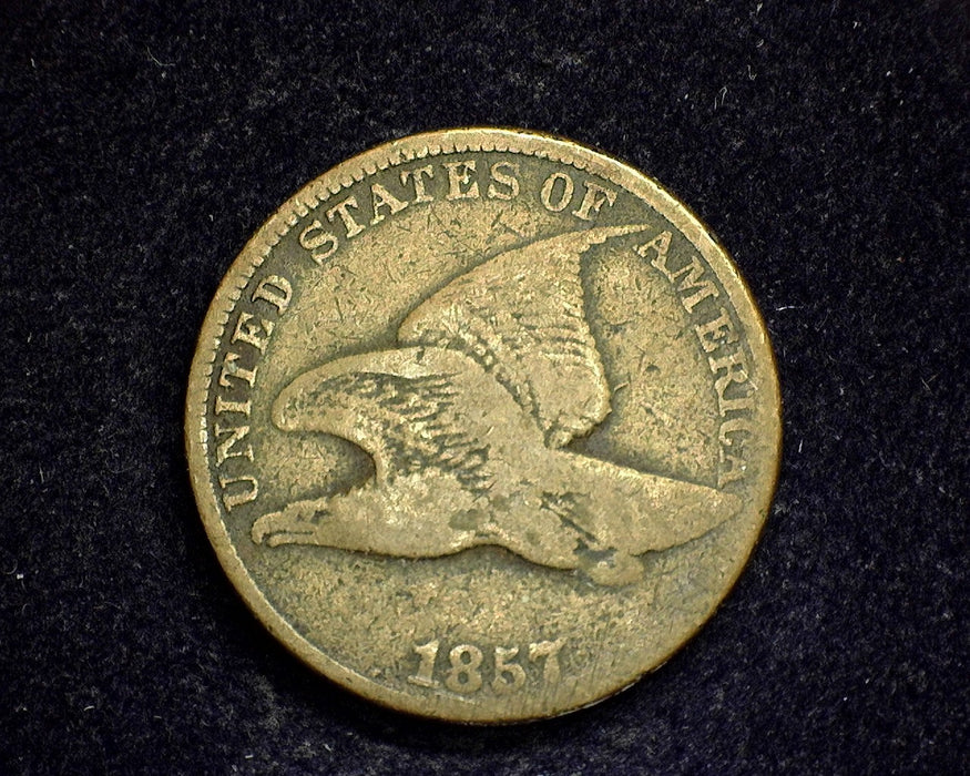 1857 Flying Eagle Penny/Cent VG - US Coin