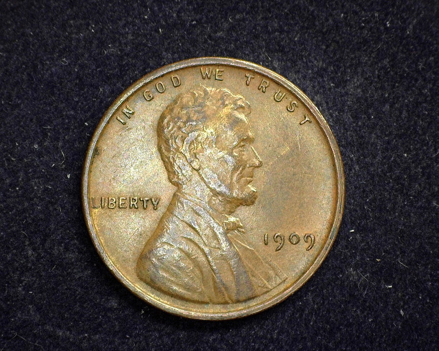 1909 VDB Lincoln Wheat Penny/Cent AU - US Coin