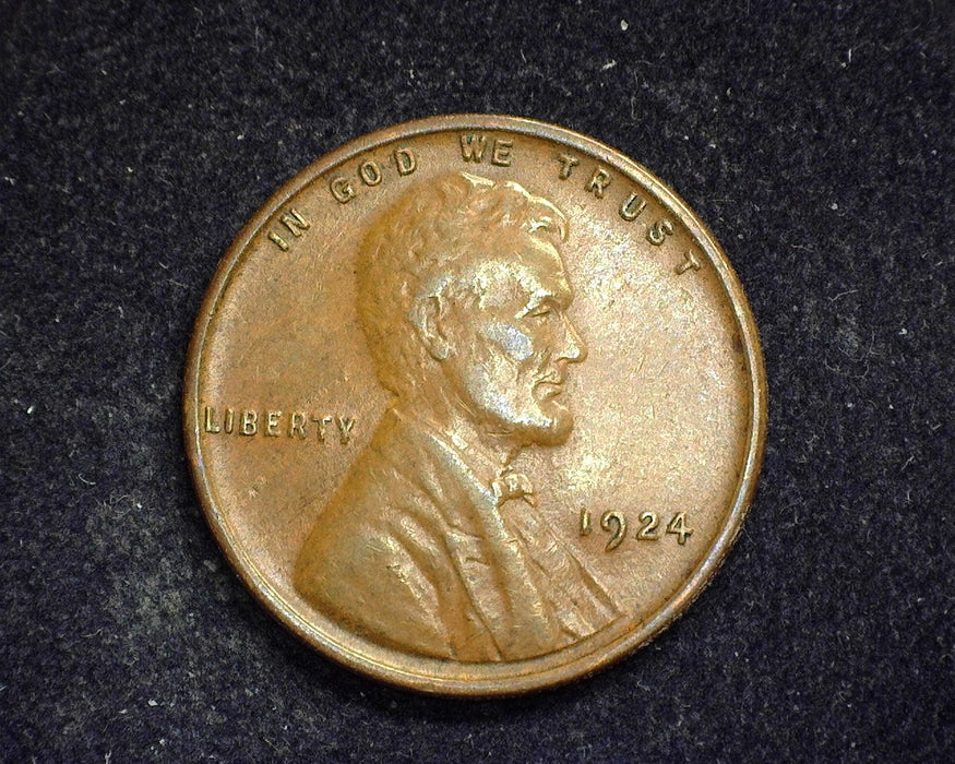 1924 Lincoln Wheat Penny/Cent Xf/Au - US Coin