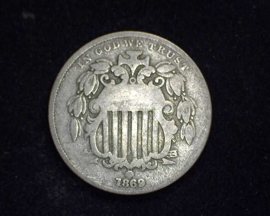 1869 Shield Nickel F - US Coin