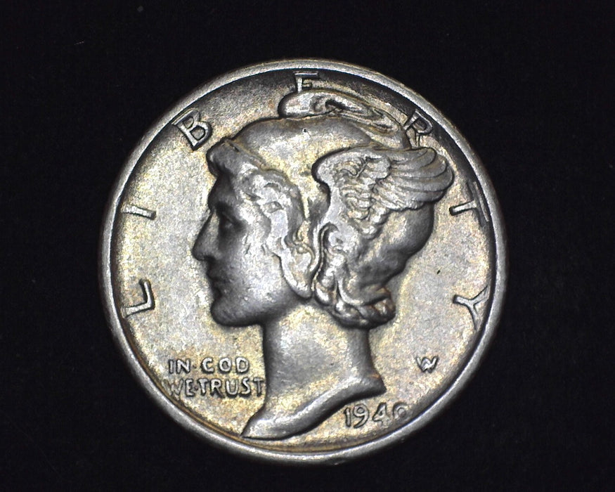 1940 S Mercury Dime AU - US Coin