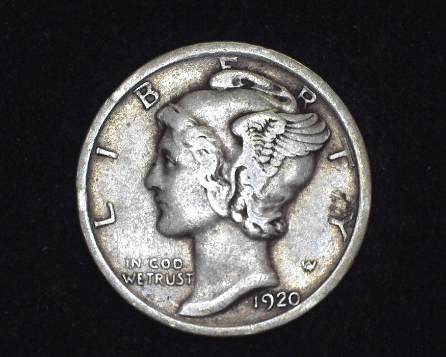 1920 D Mercury Dime F - US Coin