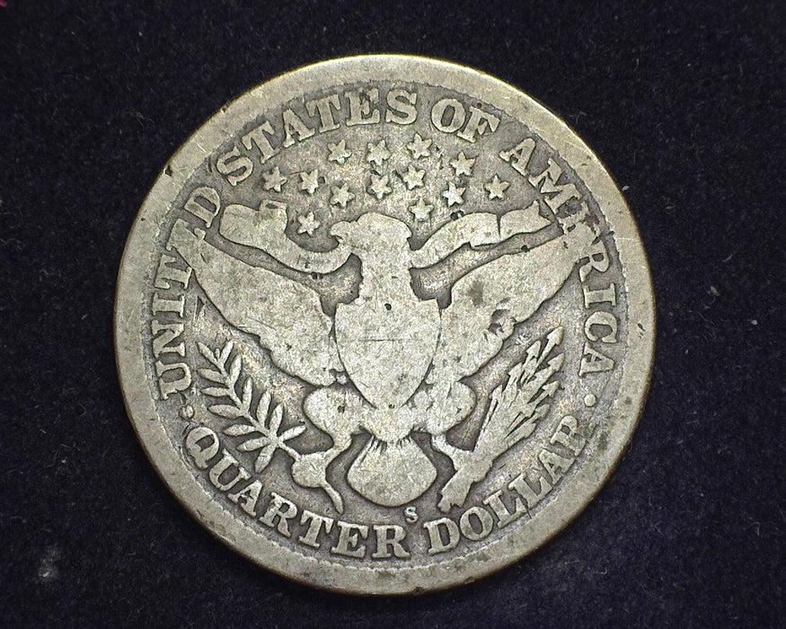 1898 S Barber Quarter G - US Coin