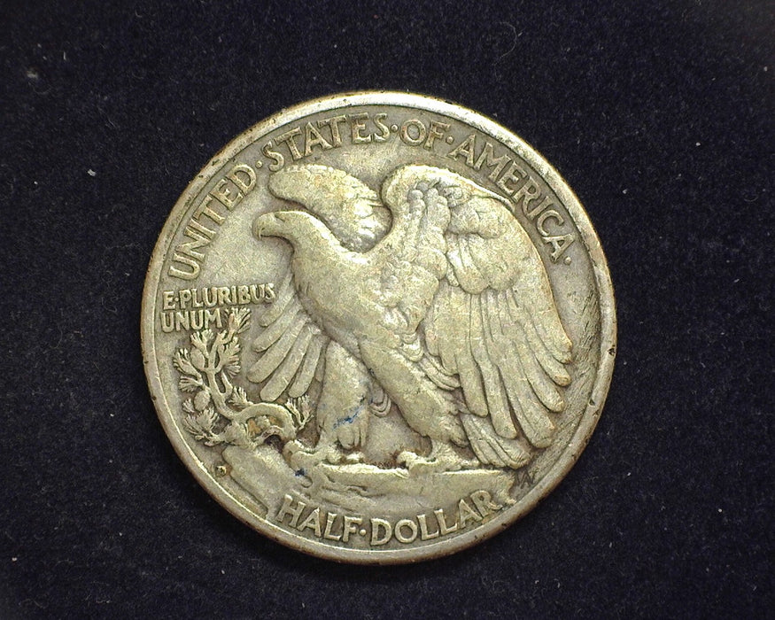 1938 D Liberty Walking Half Dollar VF - US Coin