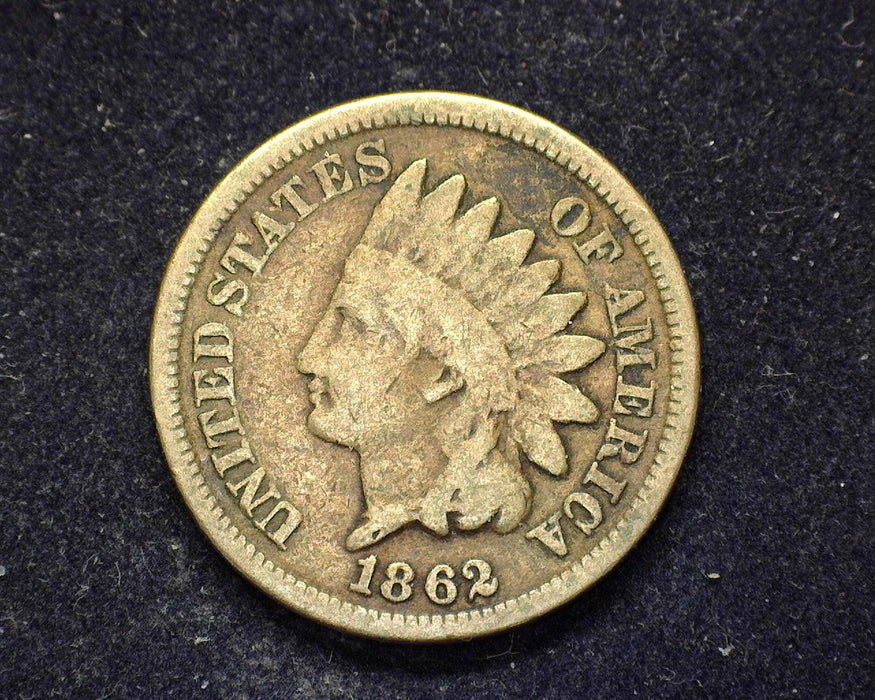 1862 Indian Head Penny/Cent G - US Coin