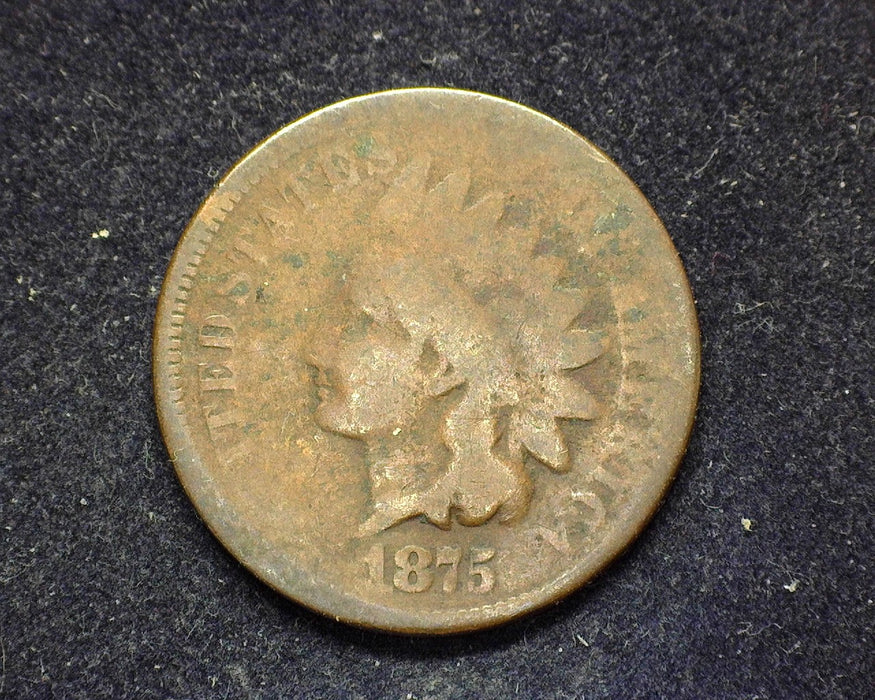 1875 Indian Head Penny/Cent AG/G - US Coin