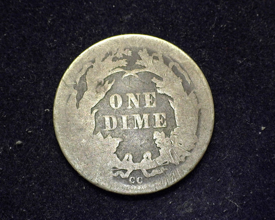 1877 CC Liberty Seated Dime AG/G - US Coin