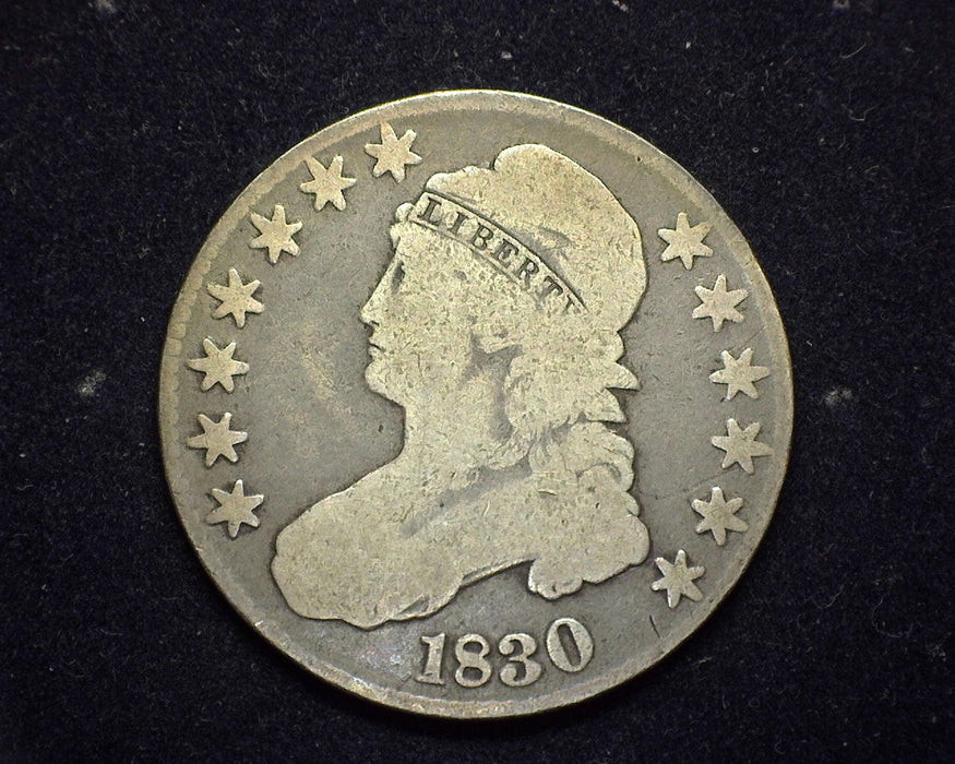 1830 Capped Bust Half Dollar VG - US Coin