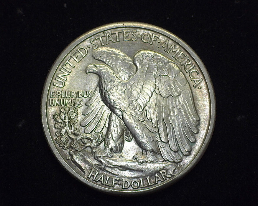 1943 D Liberty Walking Half Dollar BU Choice - US Coin