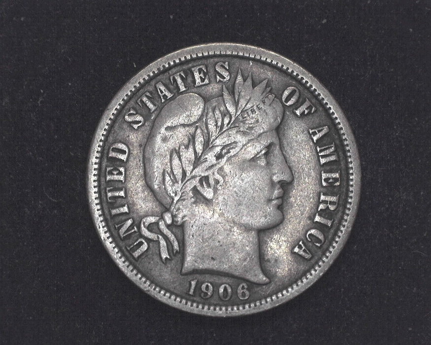 1906 Barber Dime F/VF - US Coin