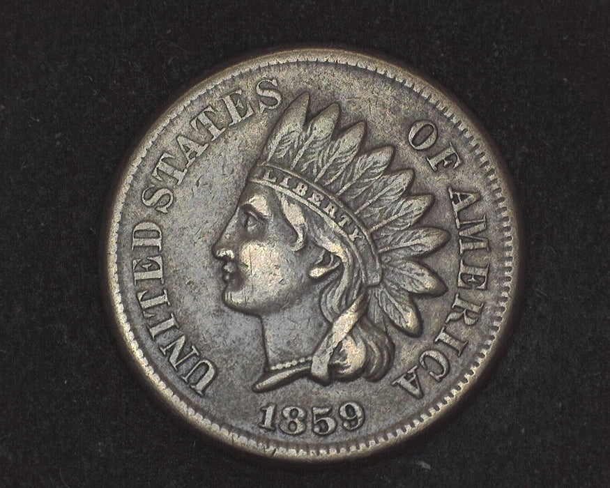 1859 Indian Head Penny/Cent VF - US Coin