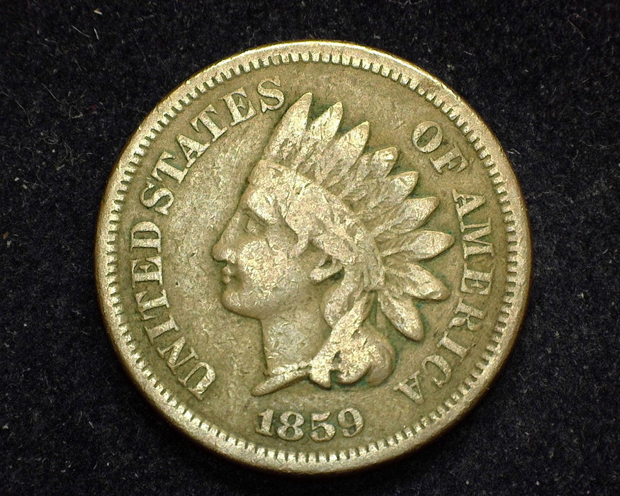 1859 Indian Head Penny/Cent G - US Coin