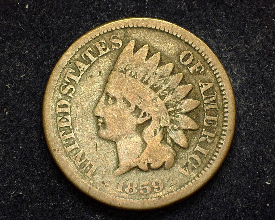 1859 Indian Head Penny/Cent G - US Coin