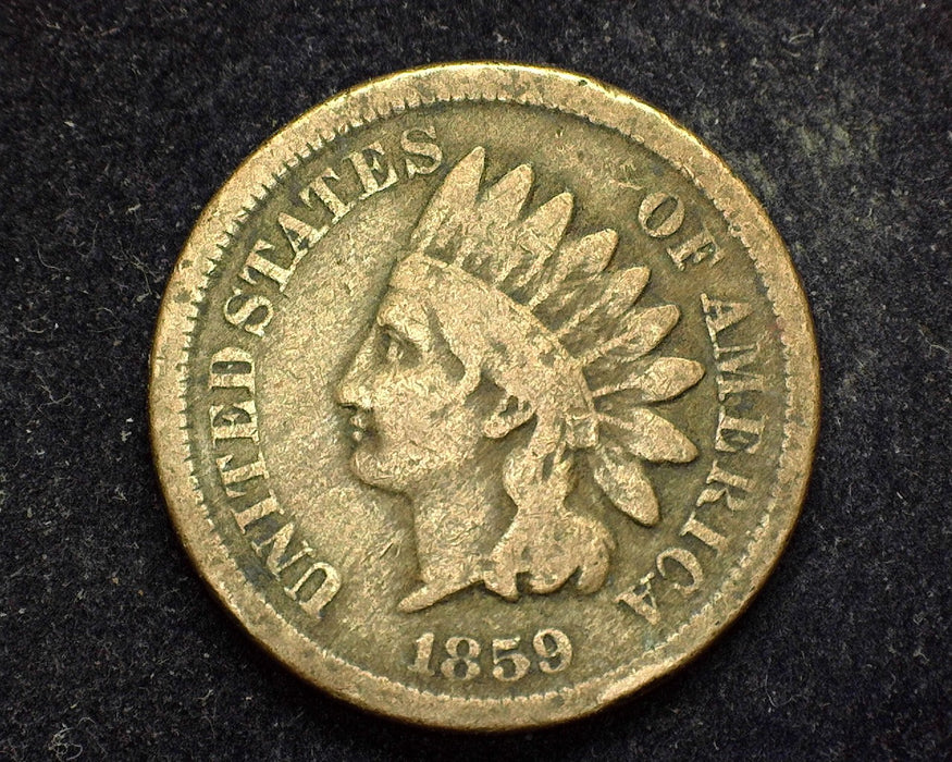 1859 Indian Head Penny/Cent G - US Coin