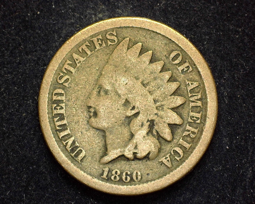 1860 Indian Head Penny/Cent G - US Coin