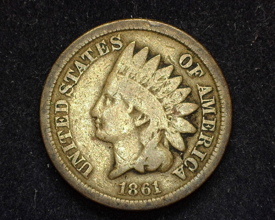 1861 Indian Head Penny/Cent G - US Coin