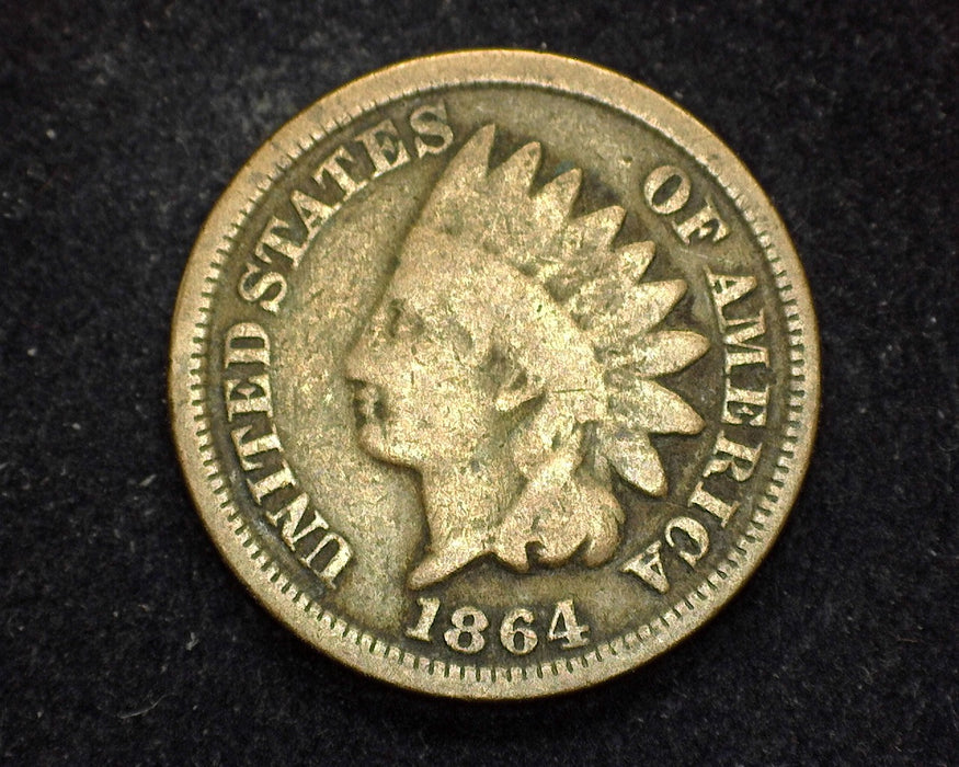 1864 Copper-Nickel Indian Head Penny/Cent G - US Coin