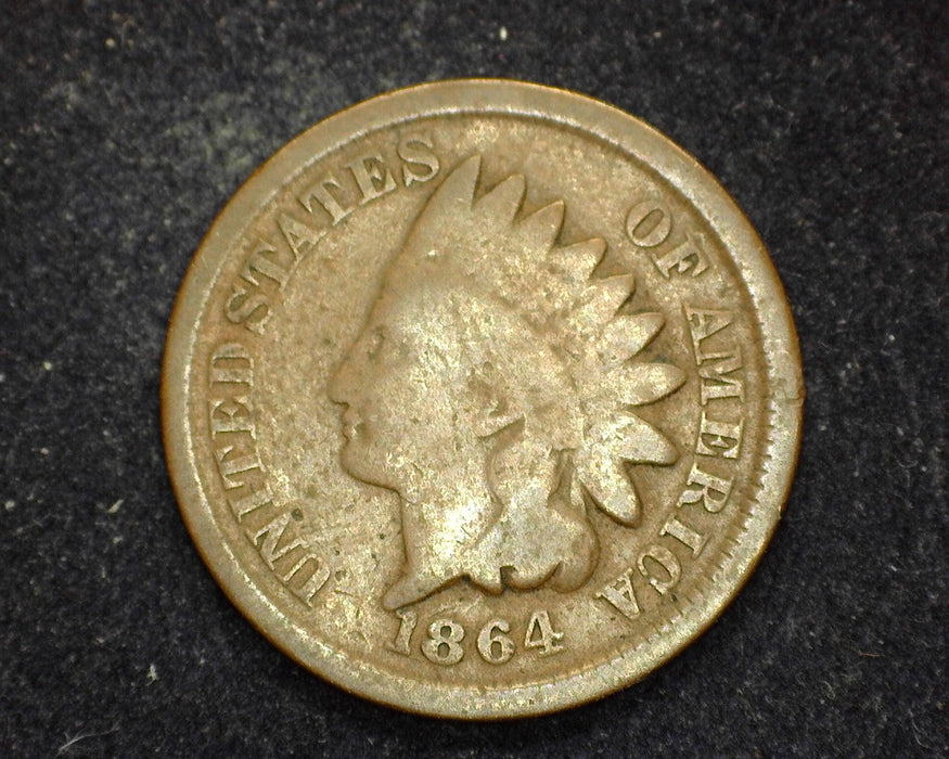 1864 Bronze Indian Head Penny/Cent G - US Coin