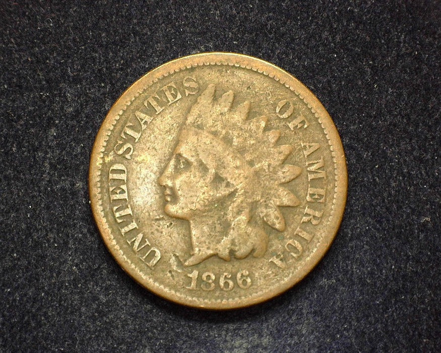 1866 Indian Head Penny/Cent G - US Coin