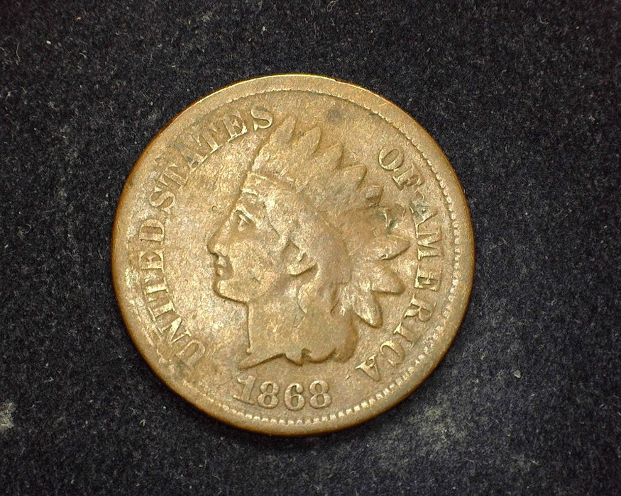 1868 Indian Head Penny/Cent G - US Coin