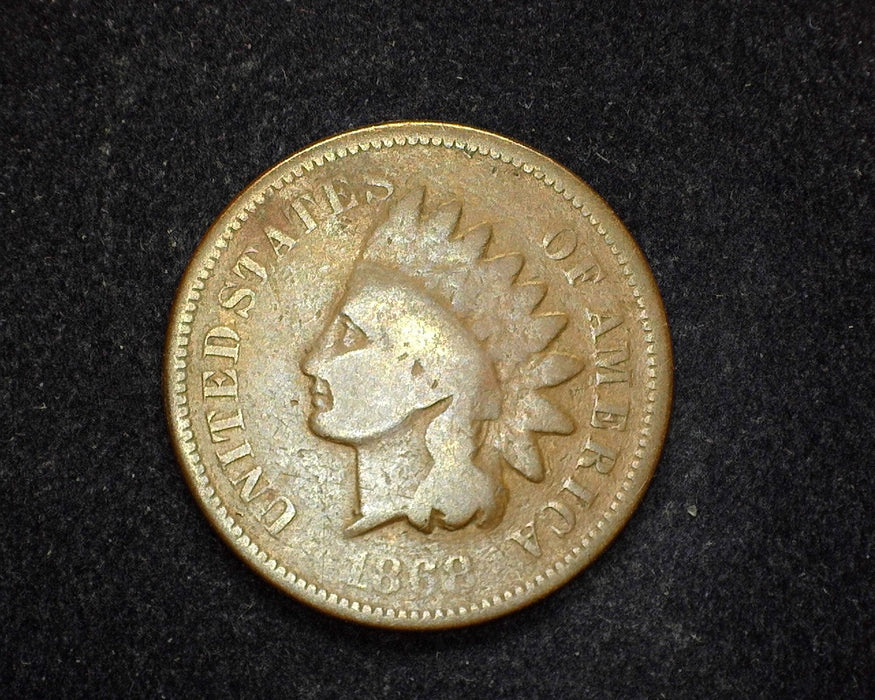 1868 Indian Head Penny/Cent G - US Coin