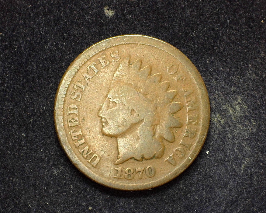 1870 Indian Head Penny/Cent G - US Coin