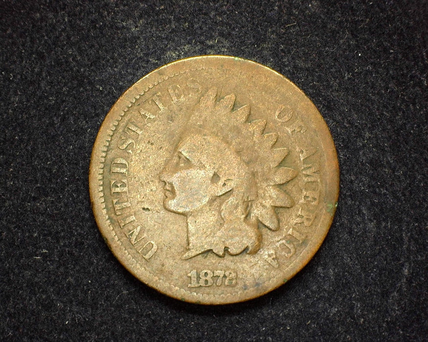 1872 Indian Head Penny/Cent G - US Coin