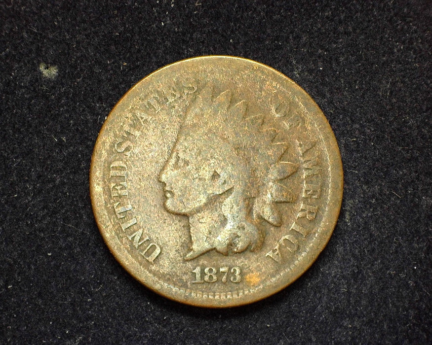 1873 Open 3 Indian Head Penny/Cent G - US Coin