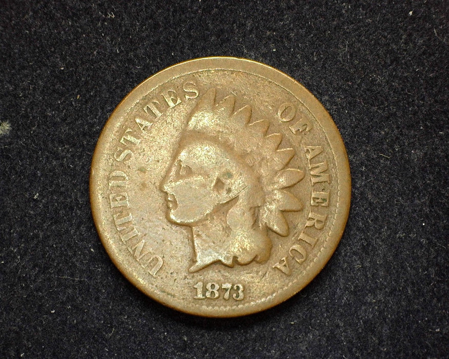 1873 Open 3 Indian Head Penny/Cent G - US Coin