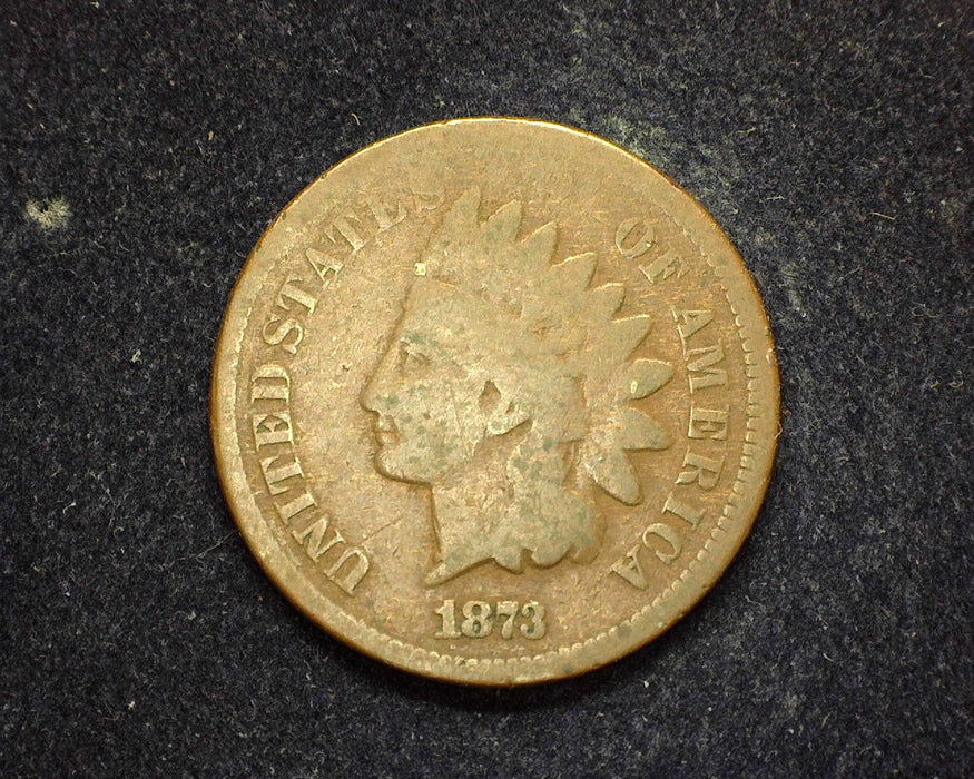 1873 Open 3 Indian Head Penny/Cent G - US Coin