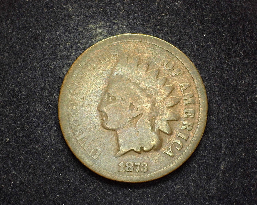 1873 Open 3 Indian Head Penny/Cent G - US Coin