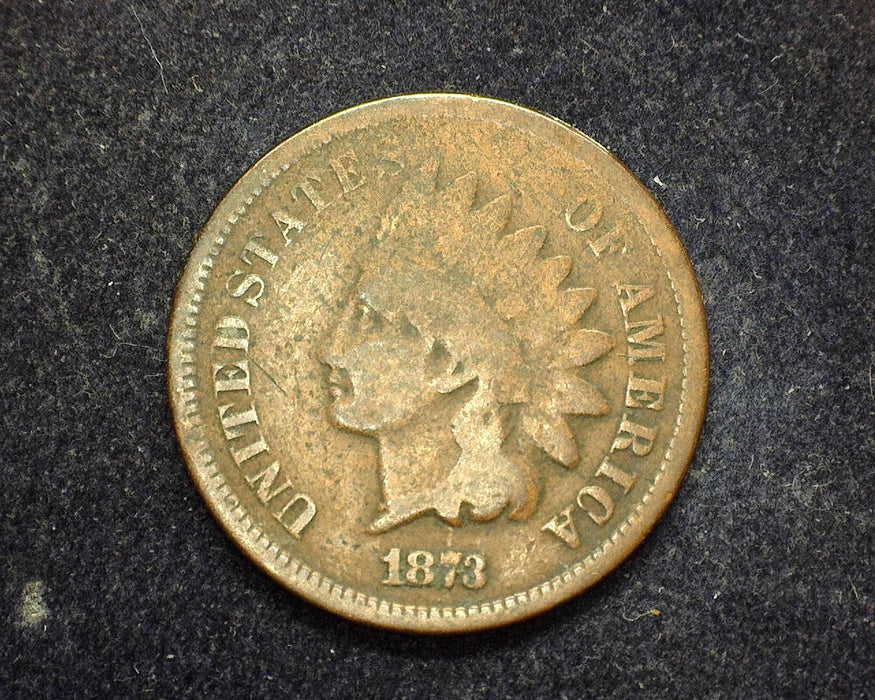 1873 Open 3 Indian Head Penny/Cent G - US Coin