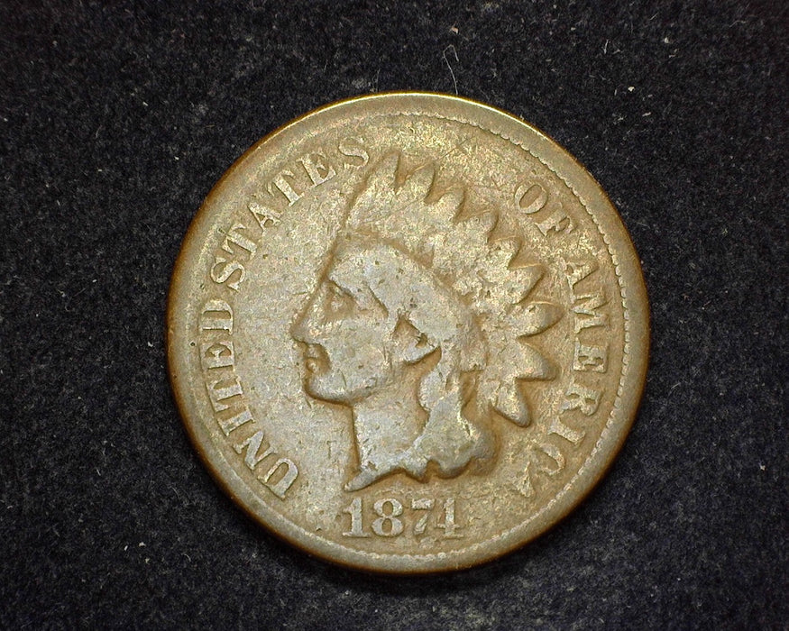 1874 Indian Head Penny/Cent G - US Coin