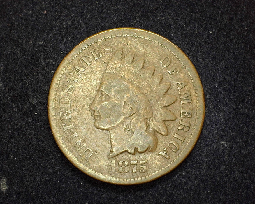 1875 Indian Head Penny/Cent G - US Coin