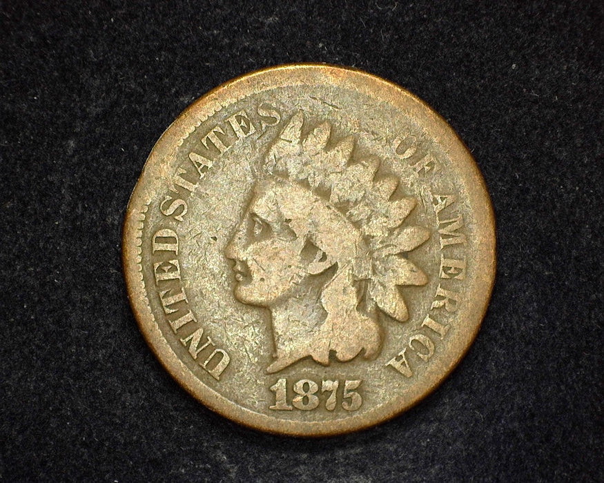 1875 Indian Head Penny/Cent G - US Coin