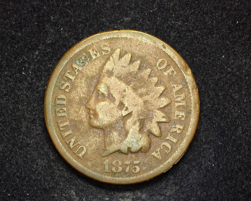 1875 Indian Head Penny/Cent G - US Coin