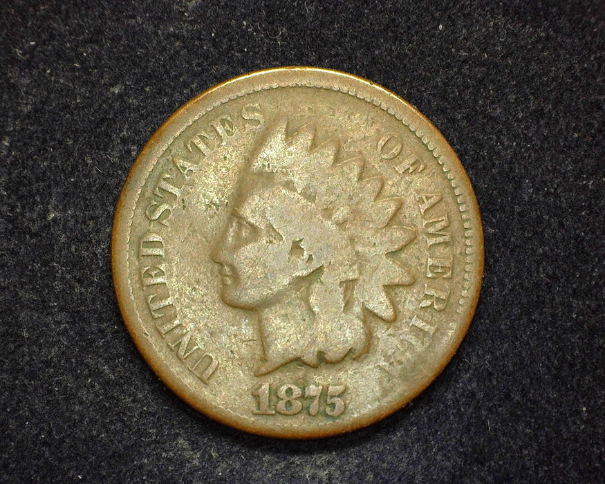 1875 Indian Head Penny/Cent G - US Coin