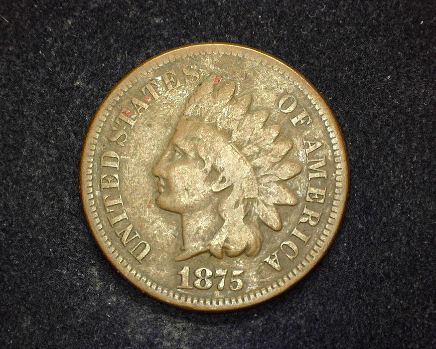 1875 Indian Head Penny/Cent G - US Coin