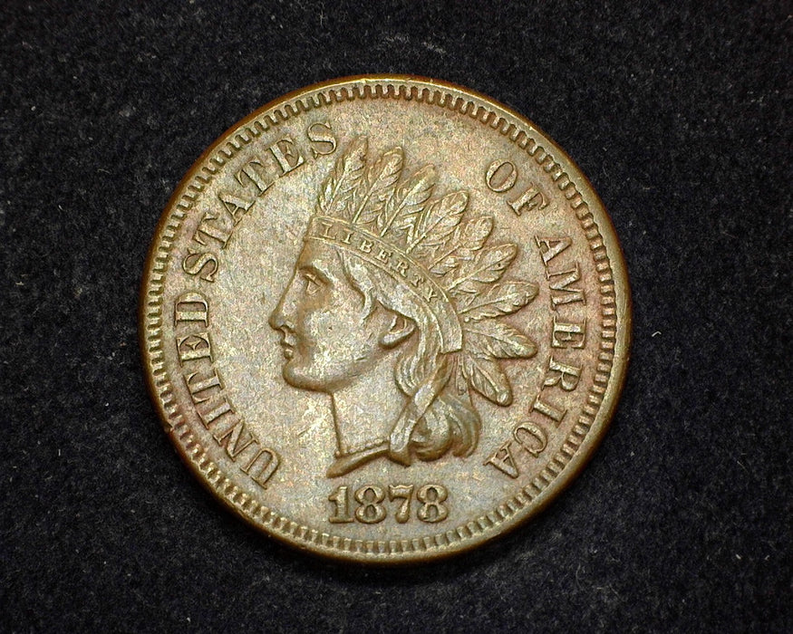 1878 Indian Head Penny/Cent XF - US Coin