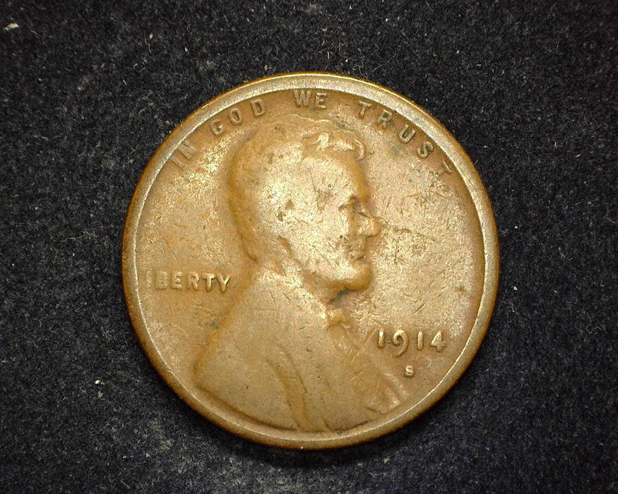 1914 S Lincoln Wheat Penny/Cent G - US Coin