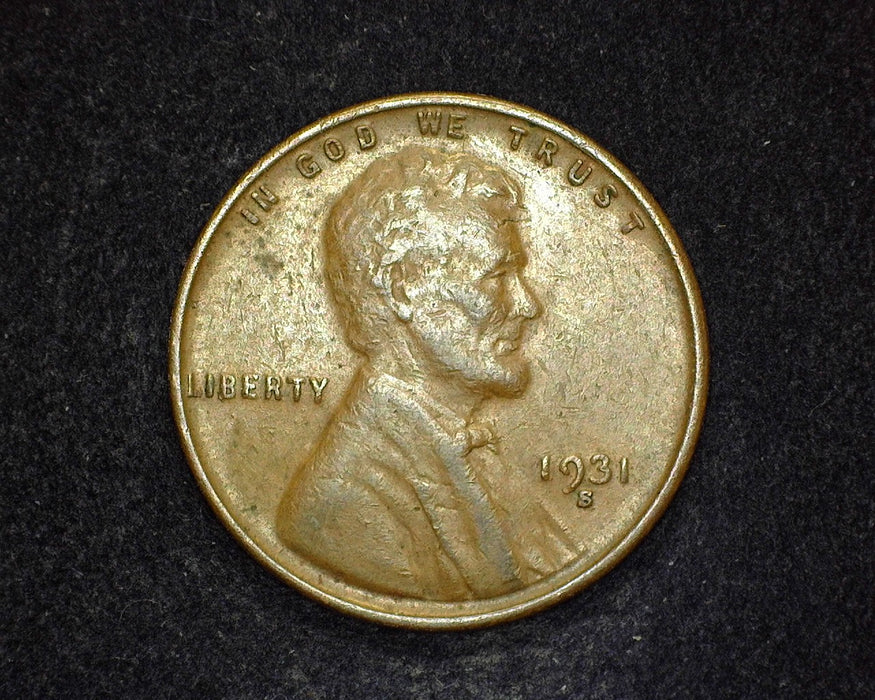 1931 S Lincoln Wheat Penny/Cent XF - US Coin