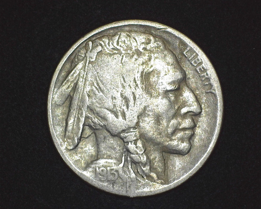 1913 D Type 1 Buffalo Nickel F - US Coin