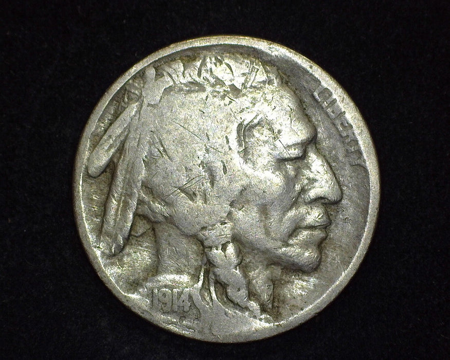 1914 Buffalo Nickel VG - US Coin