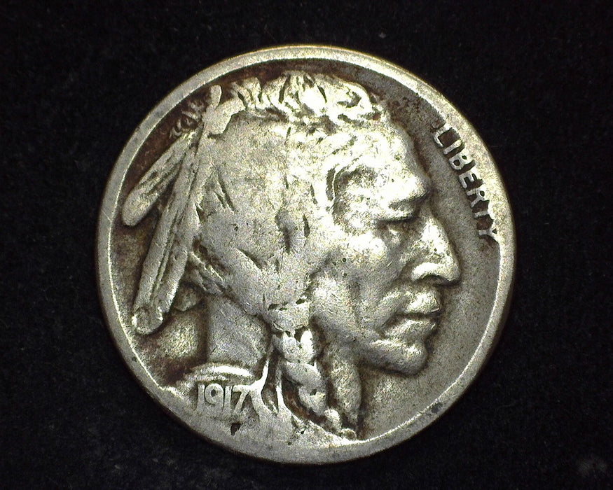 1917 S Buffalo Nickel VG - US Coin