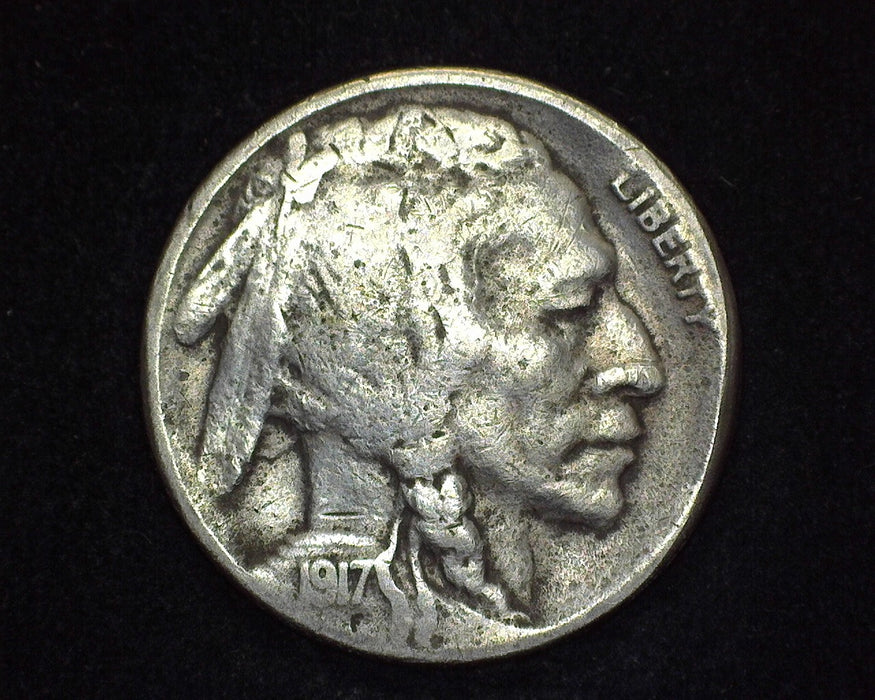 1917 S Buffalo Nickel VG - US Coin