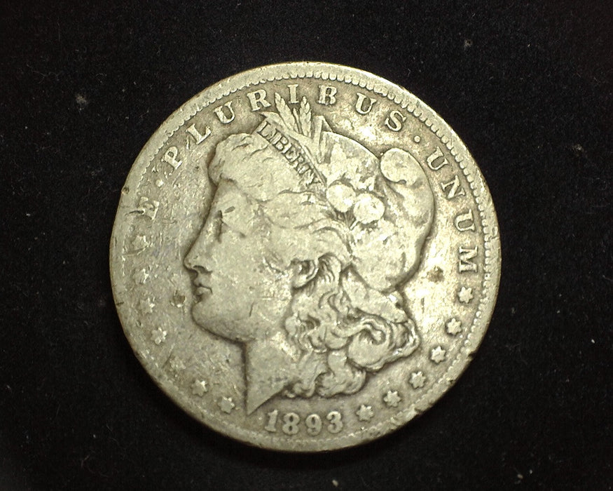 1893 CC Morgan Dollar VG - US Coin