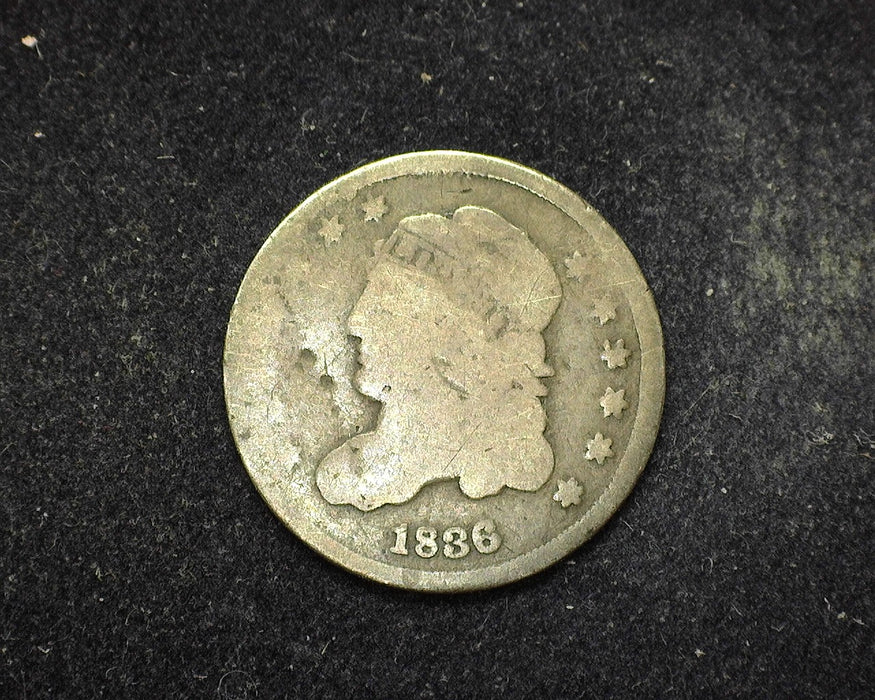 1836 Capped Bust Half Dime VG - US Coin