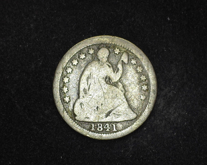 1841 O Liberty Seated Half Dime G - US Coin